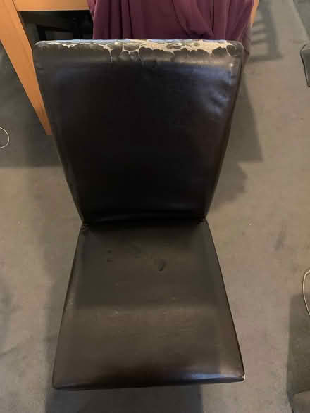 Photo of free 4 leather dining chairs (Luton LU1) #2