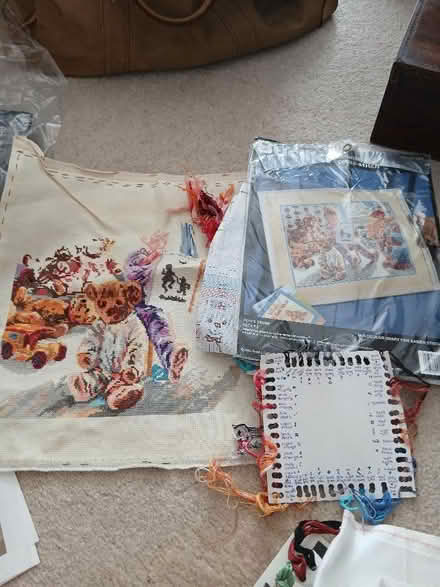 Photo of free Cross stitch kits, part done (Langney BN23) #3