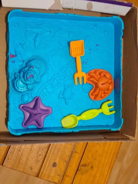 Photo of free Kinetic Sand tray and accessories (Surrey Heath GU16) #1