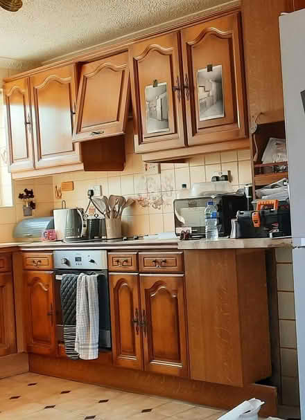 Photo of free 2 x wall cupboards wooden shaker style (Hinckley LE10) #1