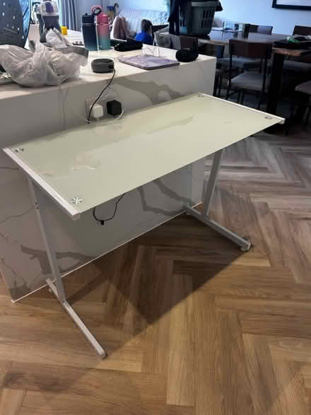 Photo of free Glass desk (Whitecroft gardens TN4) #1