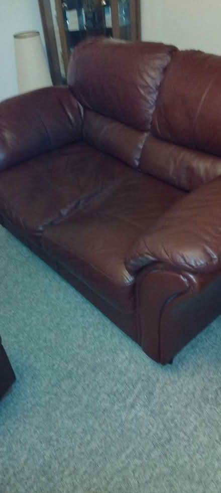 Photo of free 2 seater sofa leather x 3 (Hemel Hempstead) #4
