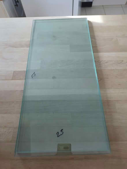Photo of free 3 x glass shelves (Mytchett GU16) #1