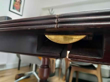 Photo of free Mahogany Pedestal Dining Table (Dundrum) #3