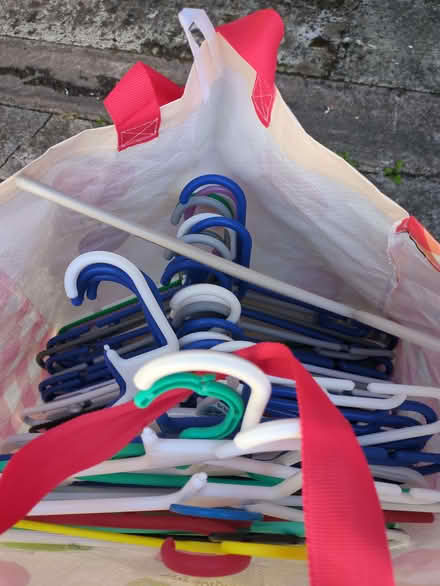Photo of free Bag of plastic coathangers (Havant PO9) #1