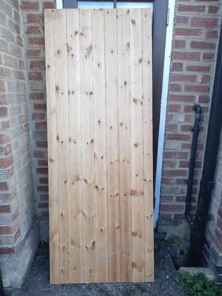 Photo of free Pine door (Sidley TN40) #1