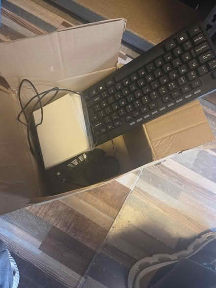 Photo of free Keyboard & mouse for PC and unopened 6x4 photograph paper (Spixworth NR10) #1