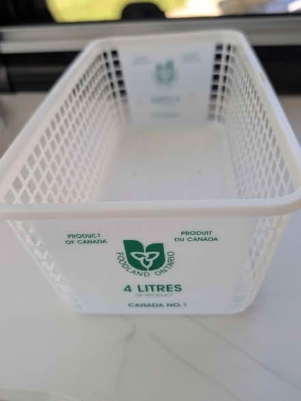 Photo of 4 litre plastic baskets (Merivale Garden) #1