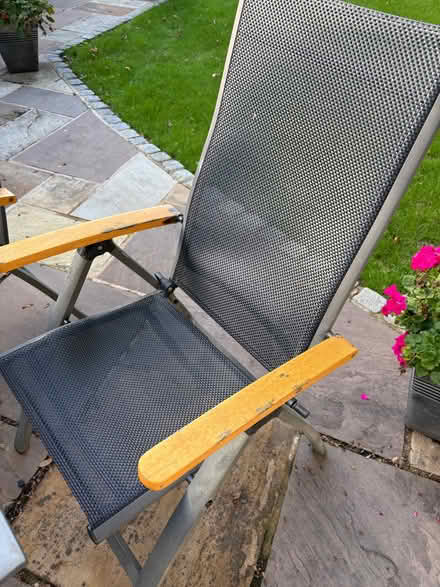 Photo of free Garden Metal Table and 4 Reclining Chairs (Saltcotes FY8) #3