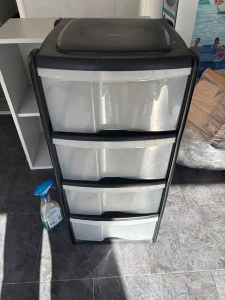 Photo of free Plastic drawer storage tower (Waltham Abbey EN9) #1