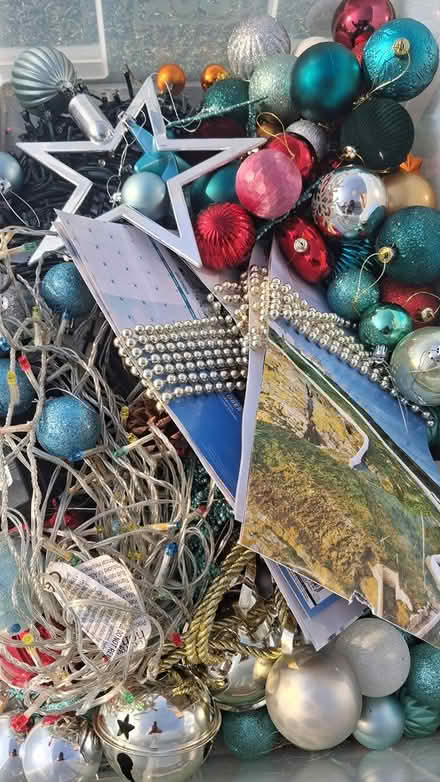 Photo of free Assorted Xmas Decs and tree (oldham OL9) #2