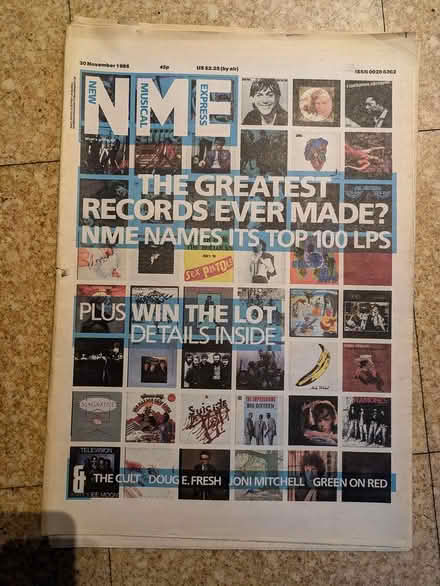Photo of free 5 copies of NME from the 80s (East Greenwich) #4