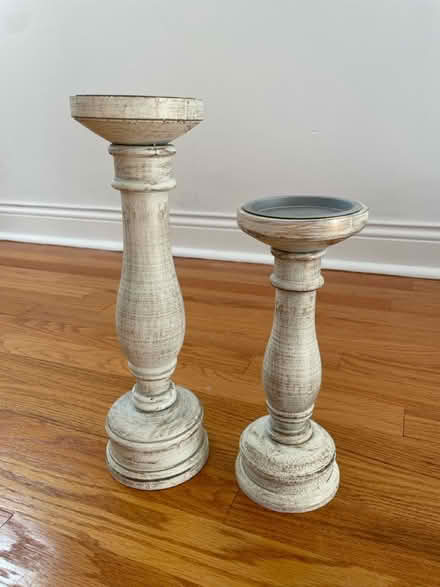 Photo of free Candle sticks/holders (Roselle Rd & 390) #1