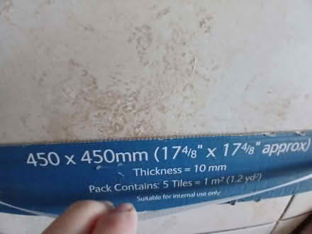 Photo of free 7 packs of ceramic floor tiles (7m2) (Welling DA7) #3