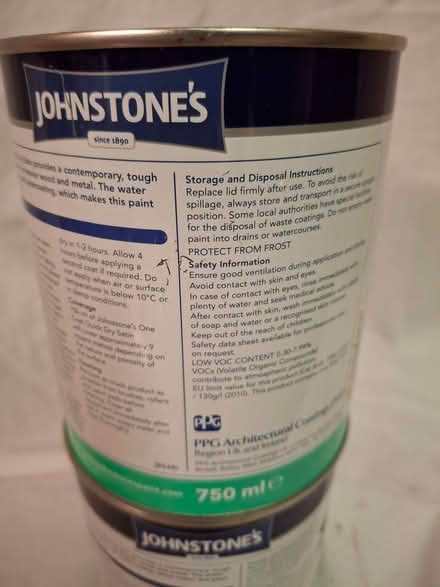 Photo of free Johnstone's Quick Dry Satin paint "Mesmerise". (Penrith CA11) #3