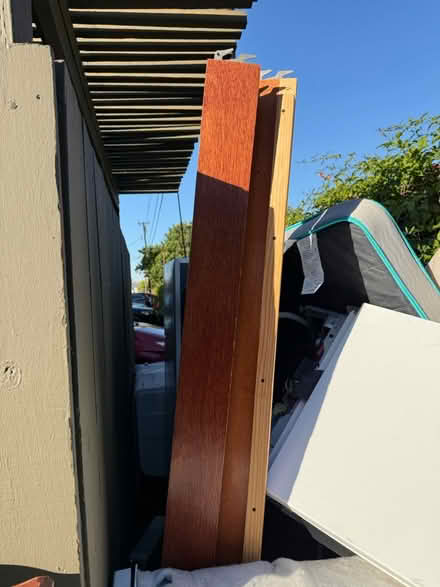 Photo of free Wooden twin bed frame & mattress (Valencia Avenue, Sunnyvale) #4