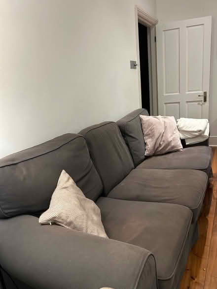 Photo of free 3 person comfortable sofa (Lavender Hill SW11) #3