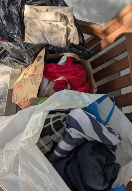Photo of free 3 bags women's clothes L XL (W San Jose) #1