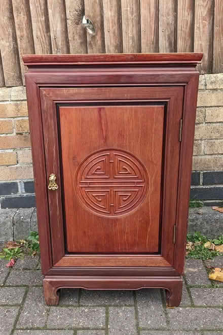 Photo of free Vintage Chinese Wooden Cabinet (PL4 Greenbank.) #1