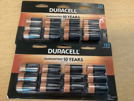 Photo of free 123 lithium batteries (North west Seattle) #1