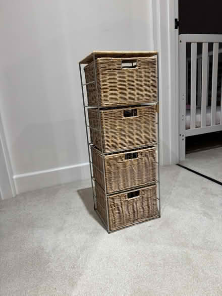 Photo of free Small wicker drawers (Elvin Crescent BN2) #2