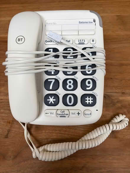 Photo of free Large button BT telephone (Malvern Link WR14) #1