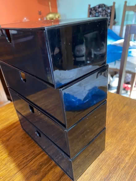Photo of free Black plastic stacking drawers (Highbury Vale NG6) #2