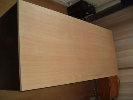 Photo of free White Oak and Black Ash Effect Desk (Yateley GU46) #1