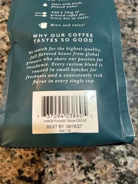 Photo of free Fresh Market DECAF Pumpkin Coffee (Hanover PA) #2