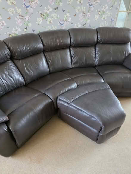 Photo of free Brown 5 seat reclining sofa (Henley IP6) #3