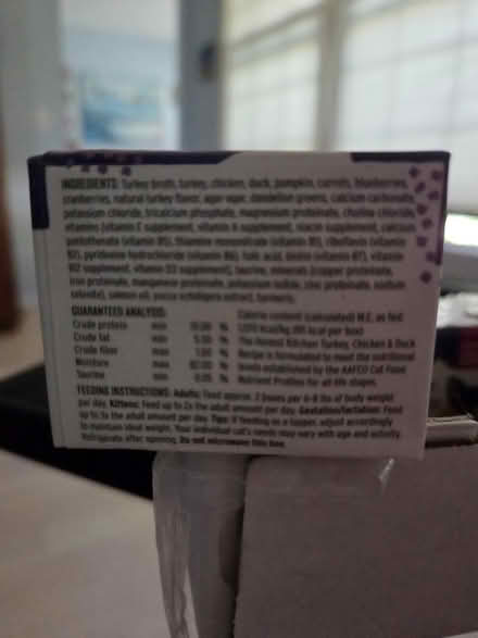 Photo of free Honest Kitchen Cat Food (Glenview near Northbrook) #1