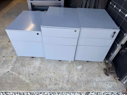 Photo of free Under desk/table metal filing cabinets (Dane Mead RG24) #1