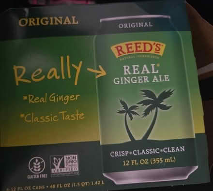 Photo of free 2 4.ct. boxes of reeds ginger ale (Uphams Corner dorchester) #1