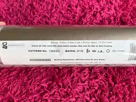 Photo of free Steel industrial chequerplate effect wallpaper- Unopened (Bilton CV22) #4