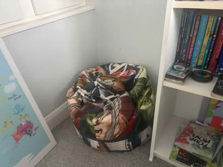 Photo of free Kids wall canvas & Avengers beanbag (Maghull, L31) #3