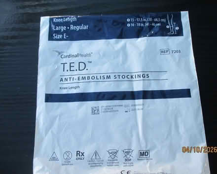 Photo of free Anti-embolism stockings (Bixley IP5) #3
