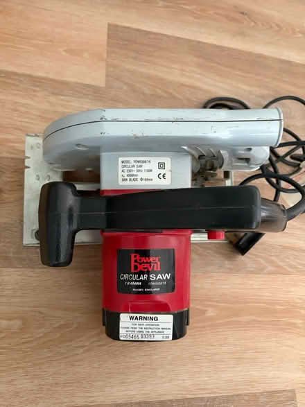Photo of free Power devil circular saw (Oundle PE8) #4