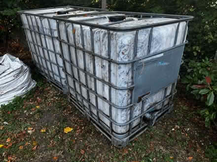 Photo of free 2 IBC 1000 litre water tanks (Old Town Stevenage near Lister) #4