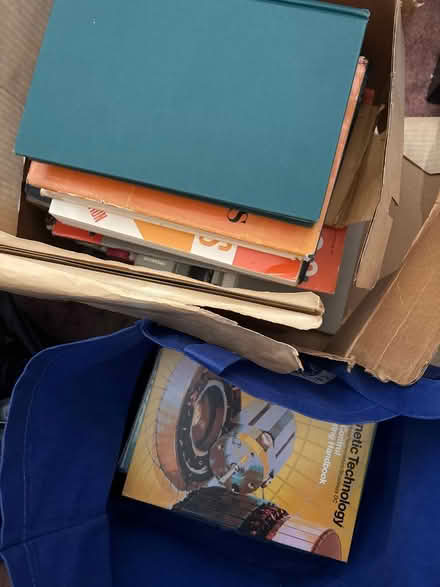 Photo of free Two stacks of engineering books (Mitty High area) #1
