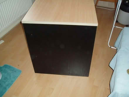 Photo of free White Oak and Black Ash Effect Desk (Yateley GU46) #3