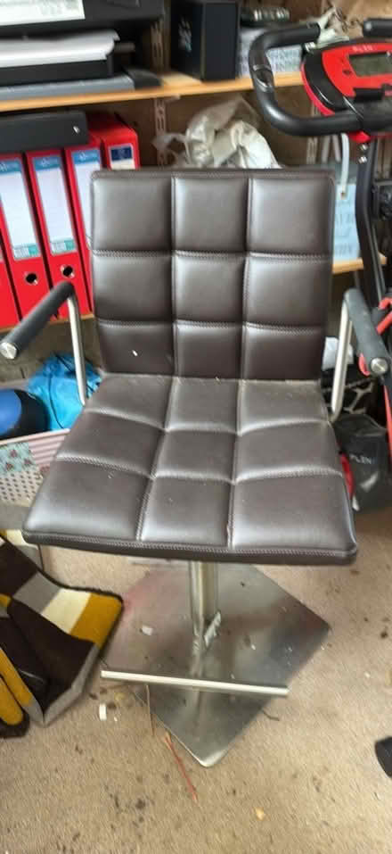 Photo of free 2 brown bar stools (Waterlooville PO8) #1