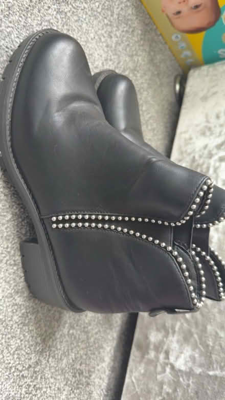 Photo of free Black stud boots (Waltham cross EN8) #2