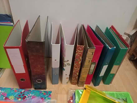Photo of free Ring binders, folders, stationery (Boscombe BH5) #2