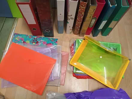 Photo of free Ring binders, folders, stationery (Boscombe BH5) #3