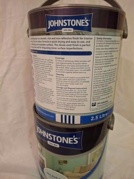Photo of free Emulsion paint. Johnstone's "new duck egg" (Penrith CA11) #2