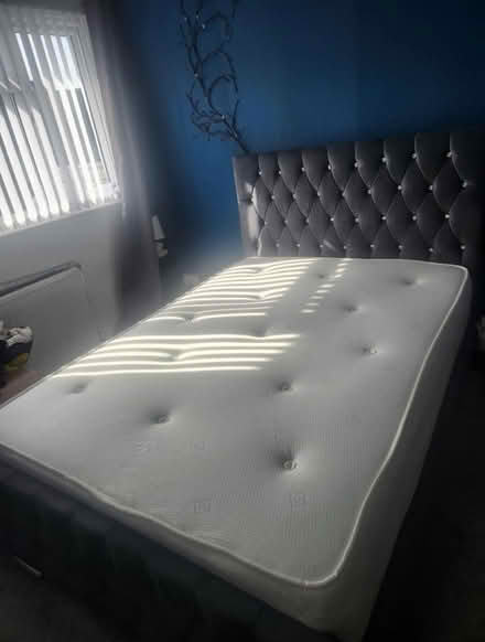 Photo of free Grey Double bed (Stretford M32) #1