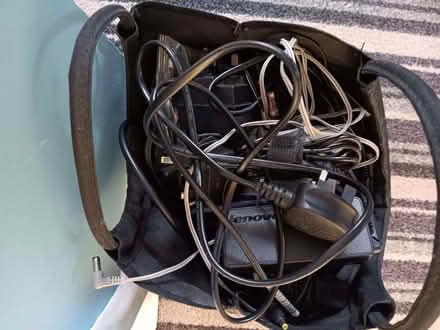 Photo of free Bag of chargers, cables and leads (Hartwood Green PR7) #1