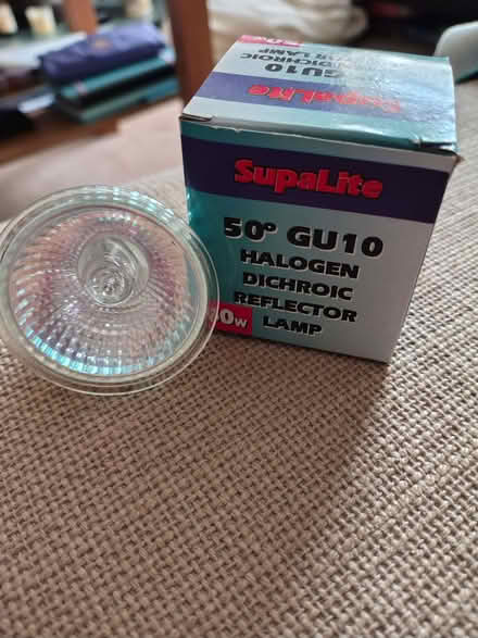 Photo of free GU10 50w Halogen bulb (Caton LA2) #1