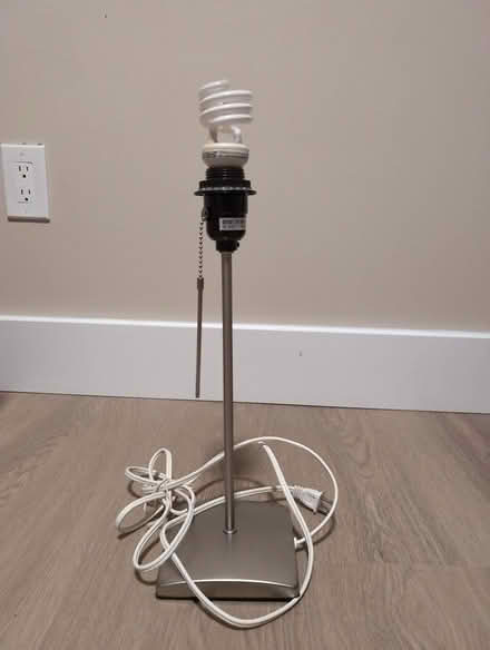 Photo of free Table lamp without shade (Aspen Hill) #1