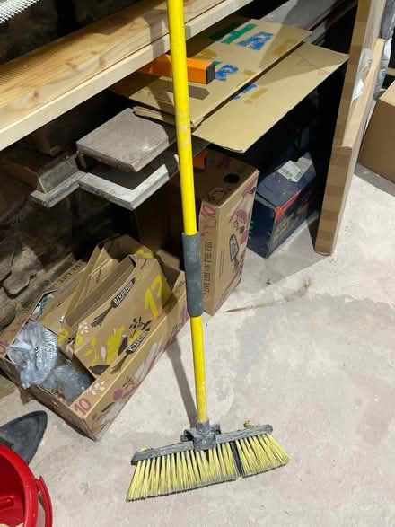 Photo of free Heavy duty yellow broom (Greystones S11) #1